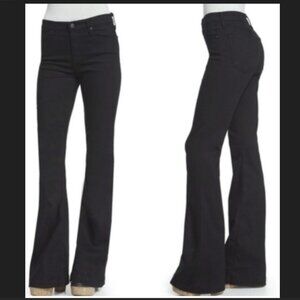 AG Janis High Rise Flare Black Velvet